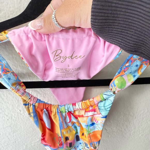 Bydee Australia Swim Bikini Bottom Tropico Print Size S Vacation Summer - Picture 3 of 5